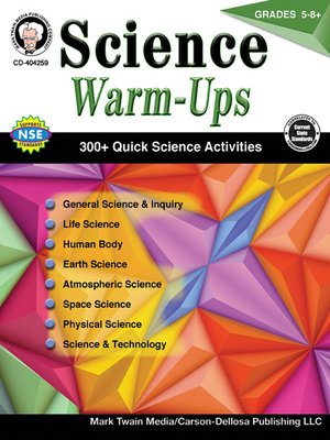 cover image of Science Warm-Ups, Grades 5--8